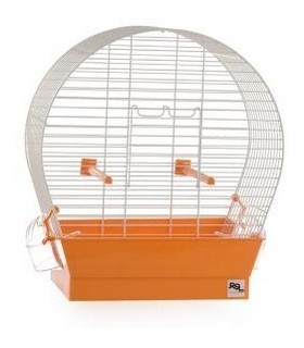 Arcuately bird cage with...