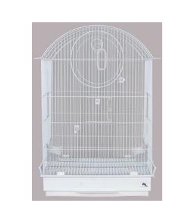 Bird cage with arched ceiling