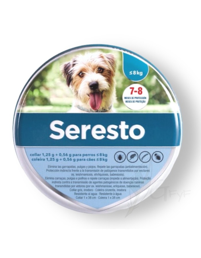 SERESTO ANTIPARASITISCHES HALSBAND WENIGER ALS 8 KG Elanco