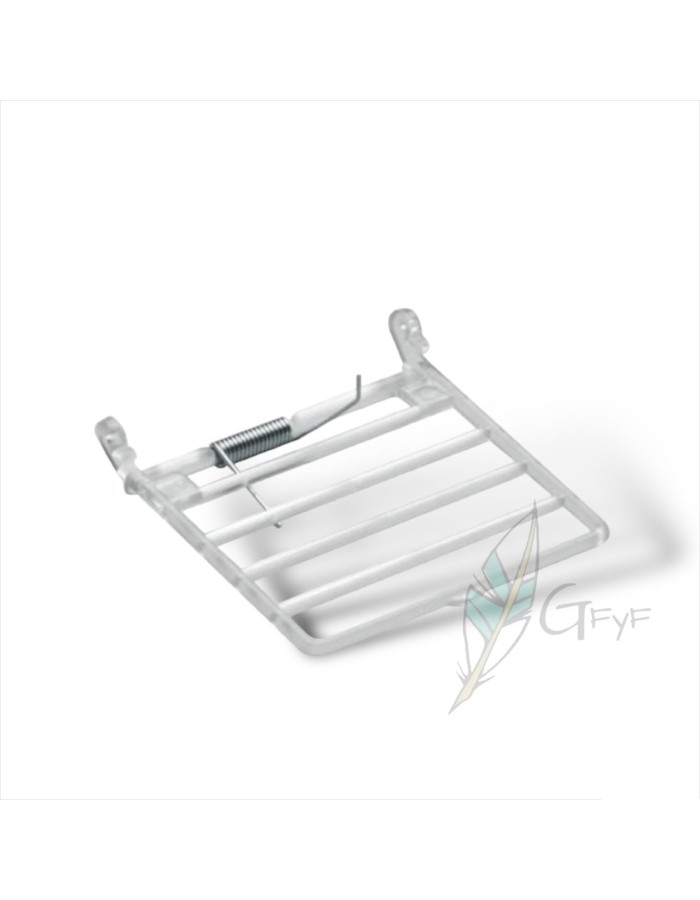 Porte en plastique pour cage en fer à ouverture horizontale art 089 2GR